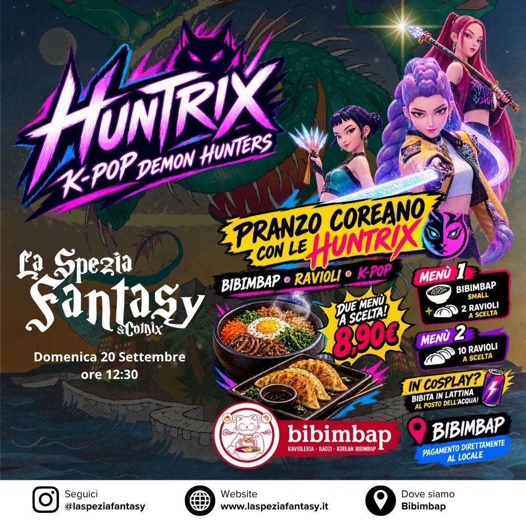 Pranzo koreano con le HUNTRIX K-pop Demon Hunters